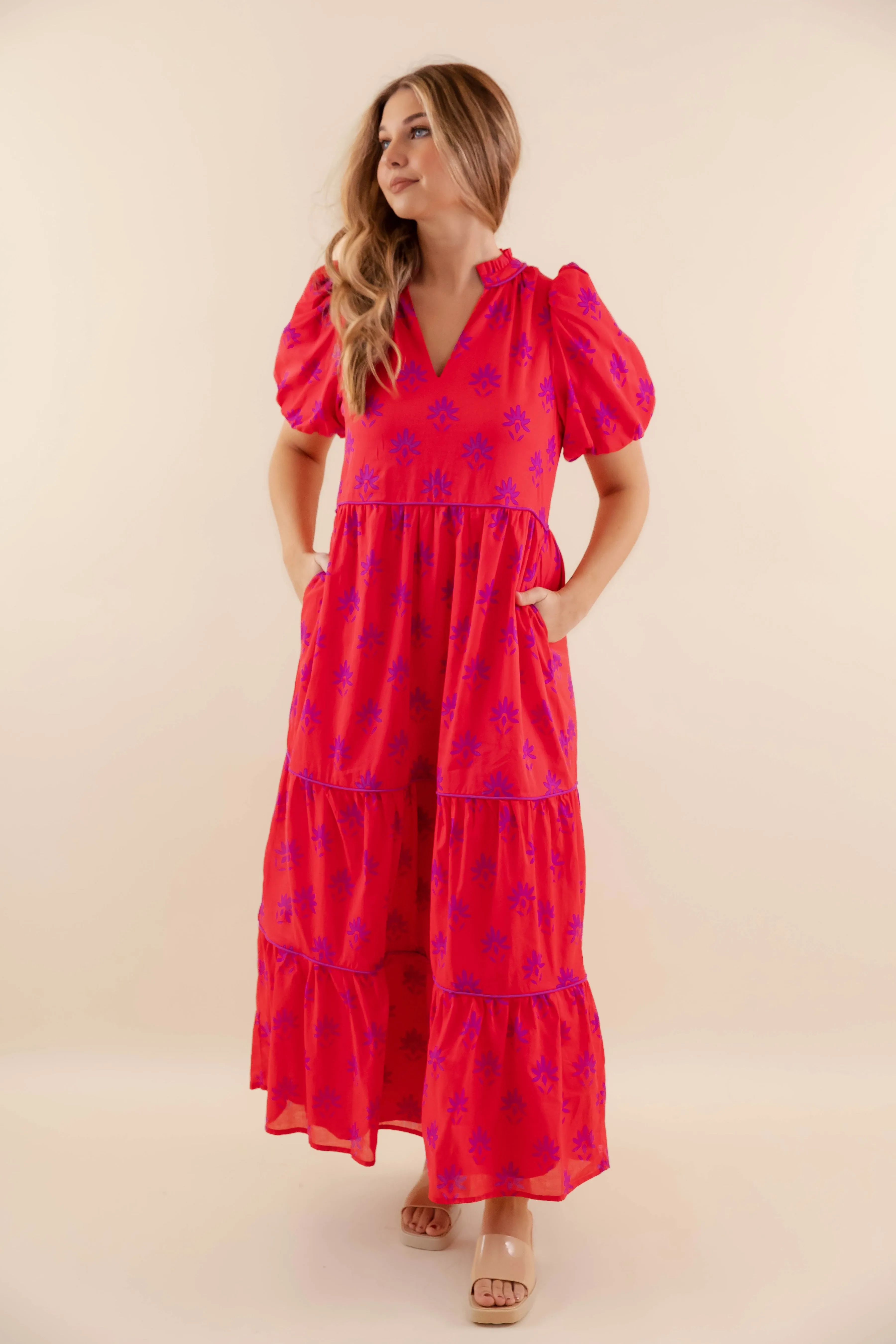 RESTOCK: Love Letters To You Maxi Dress Smile Soft