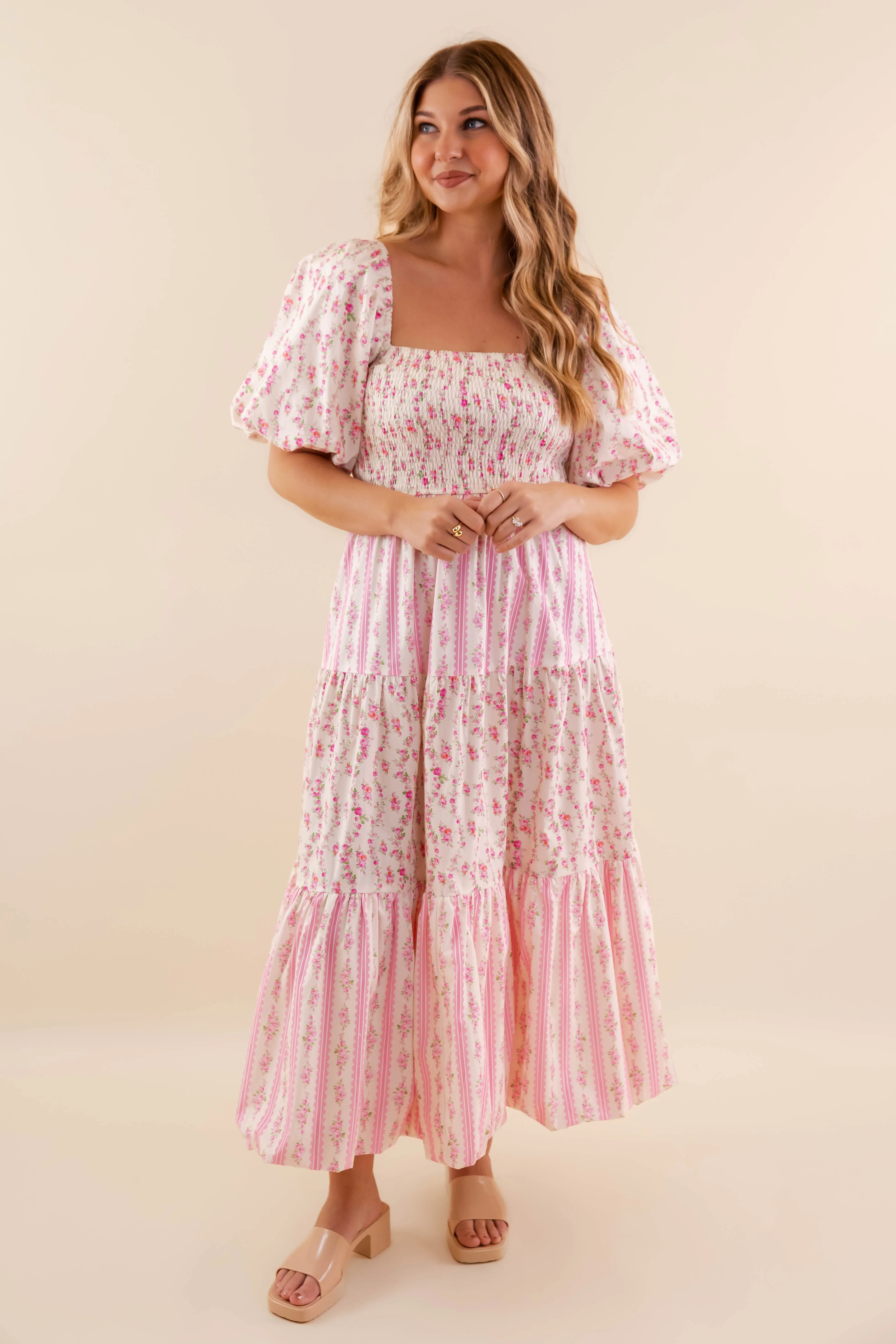 RESTOCK: Nothing Is By Chance Maxi Dress-Pink Pure Vibes Stylish Feel