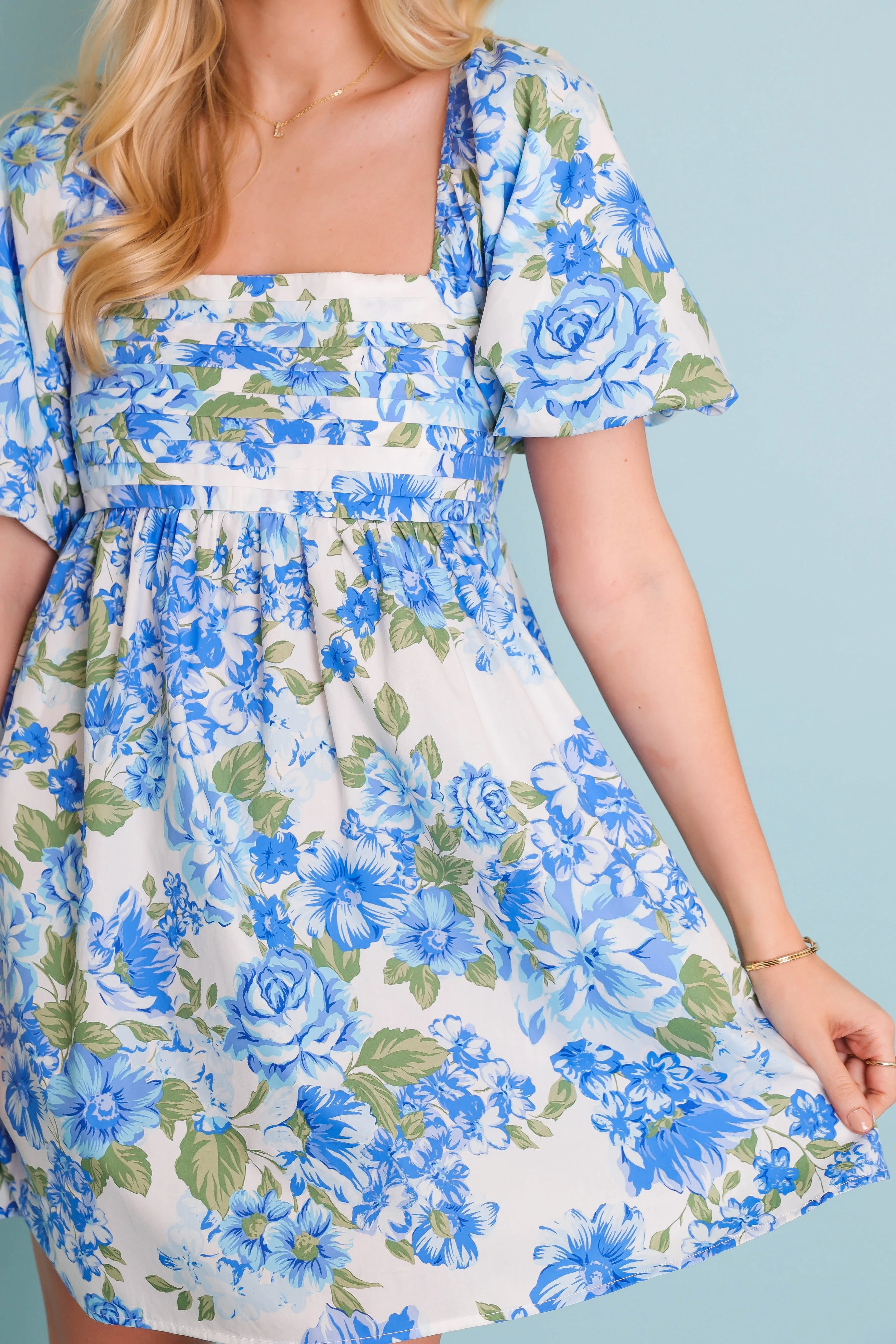 RESTOCK: Teatime With the Ladies Dress Texture Mood Bare Arm