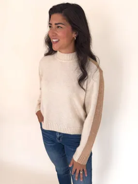 Knitwear Look Harper Two Tone Sweater