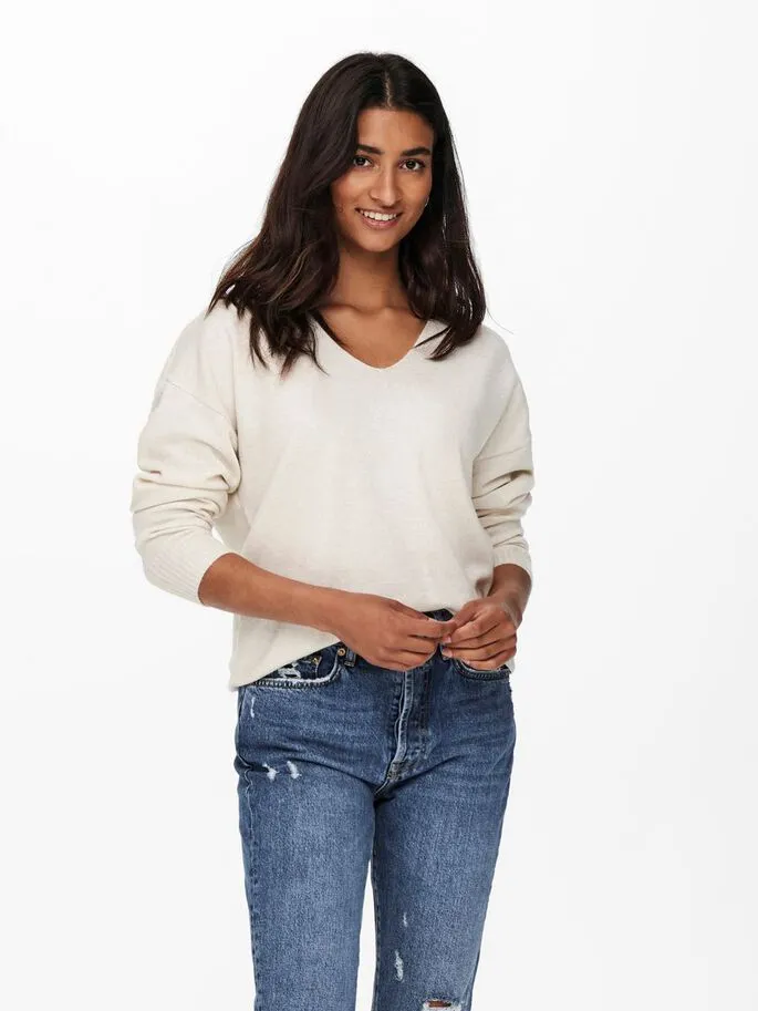 Relaxed Comfort Fit Rica Life V-neck Pullover