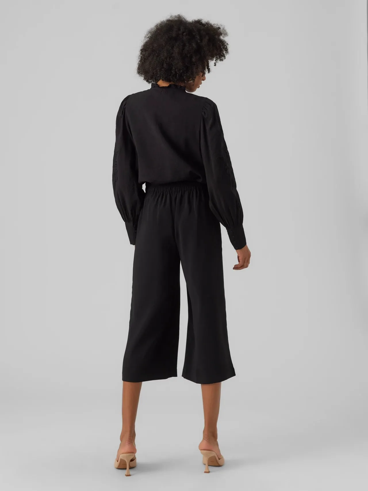 Spring Attire Clean Fashion Mid Waist Culottes