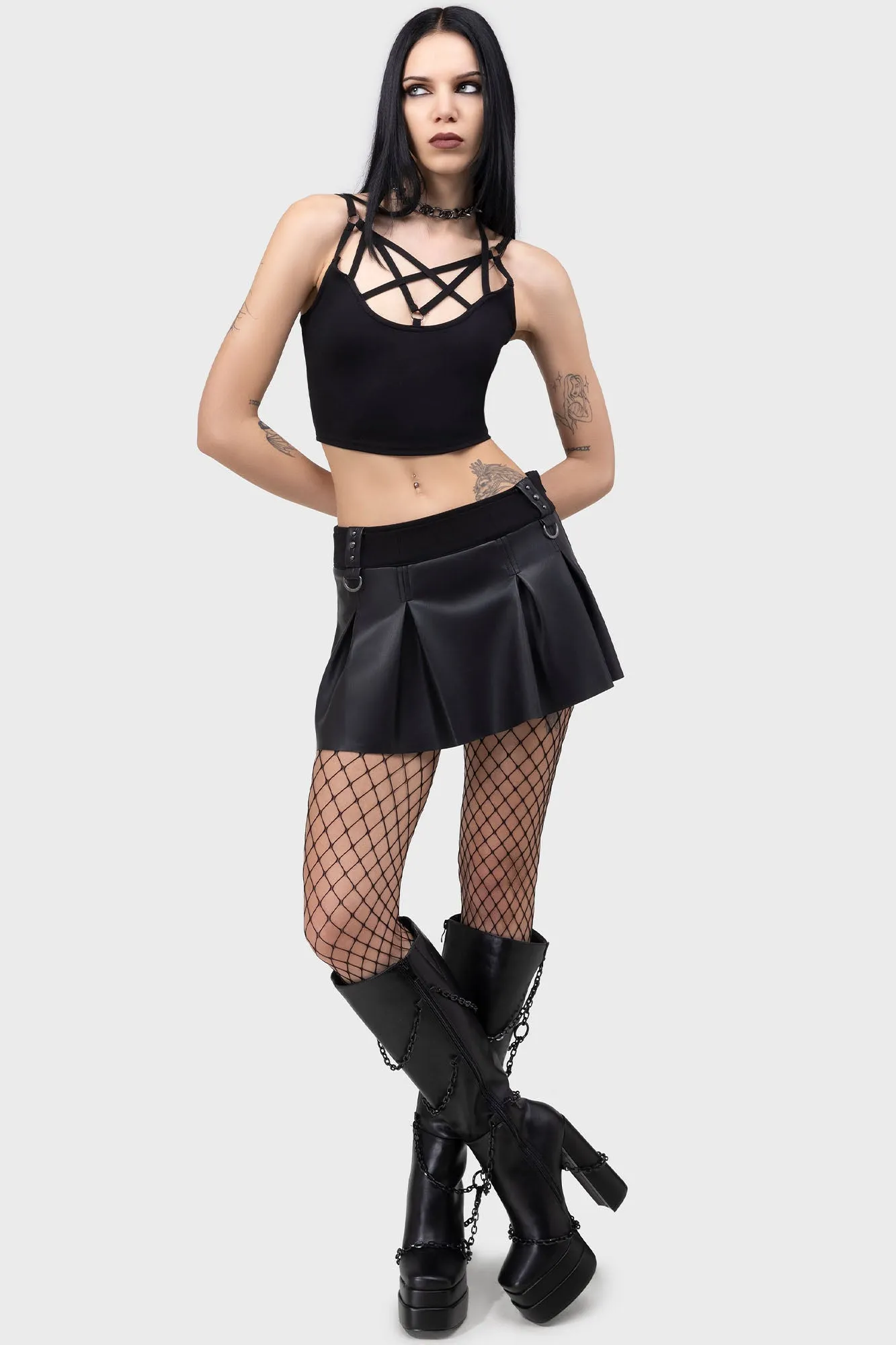 Riot Doll Skirt Sleek Appeal