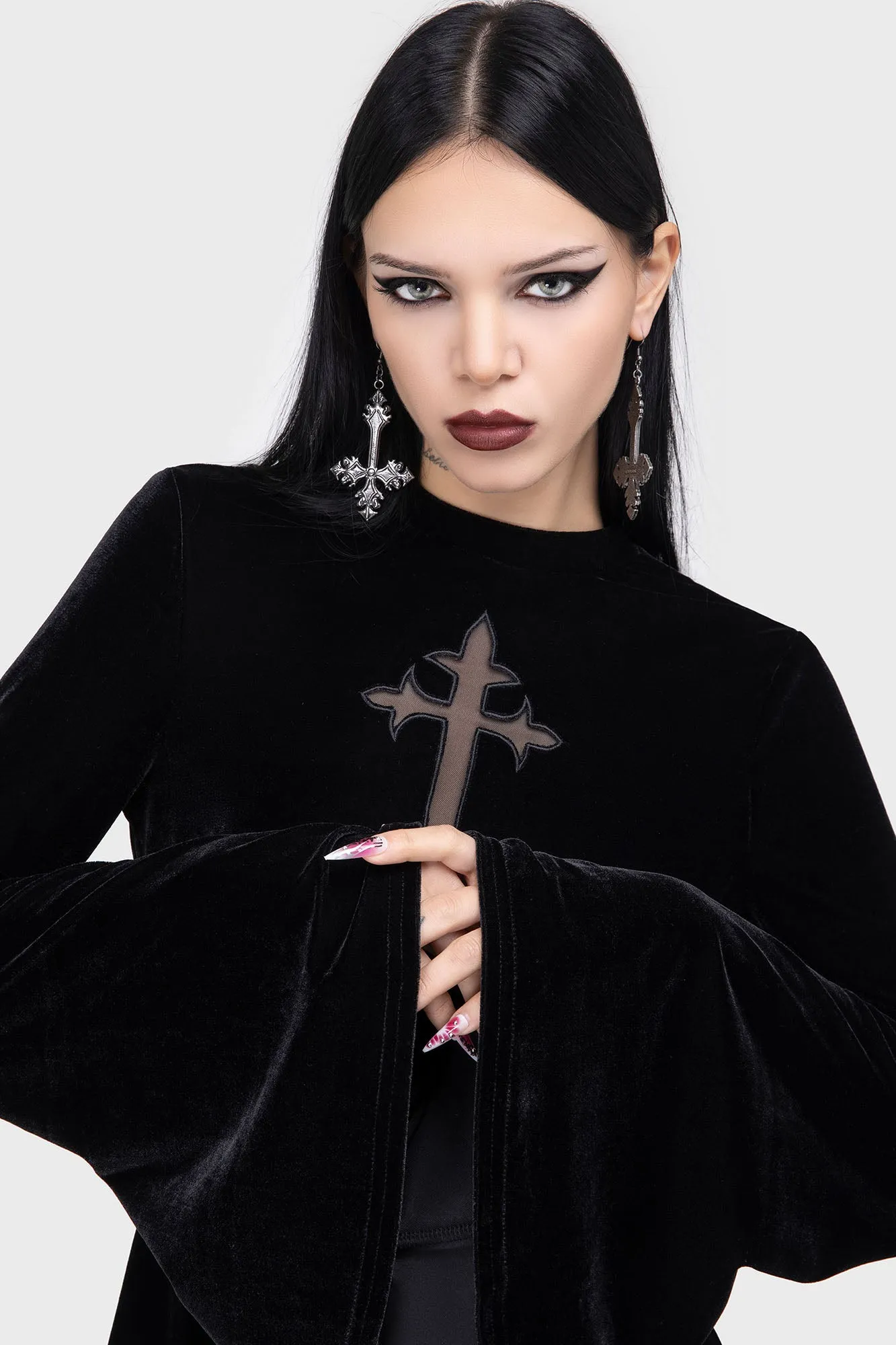 Serenade Of Shadows Mini Dress Vibrant Layer