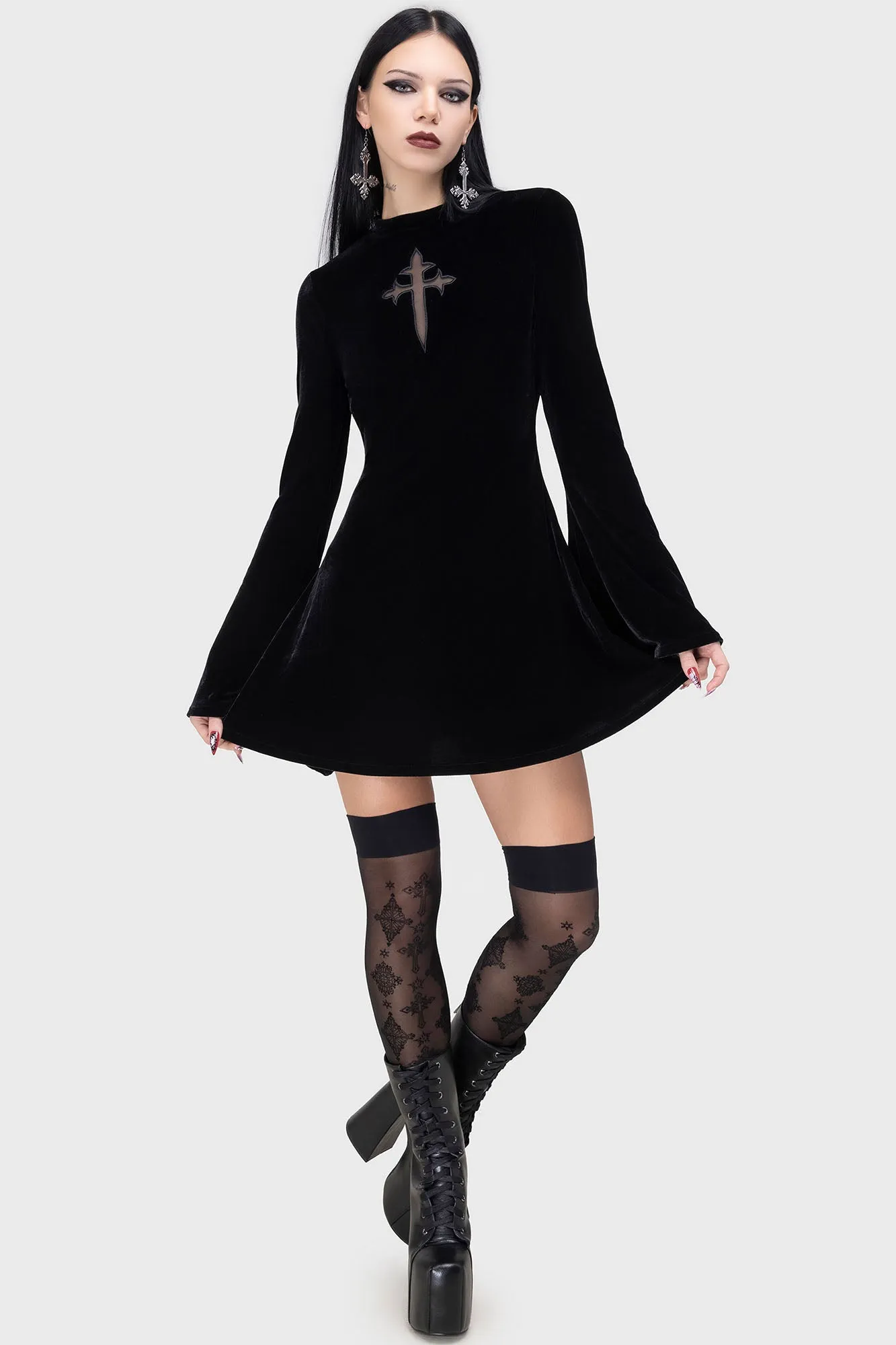 Birthday-Celebration Serenade Of Shadows Mini Dress
