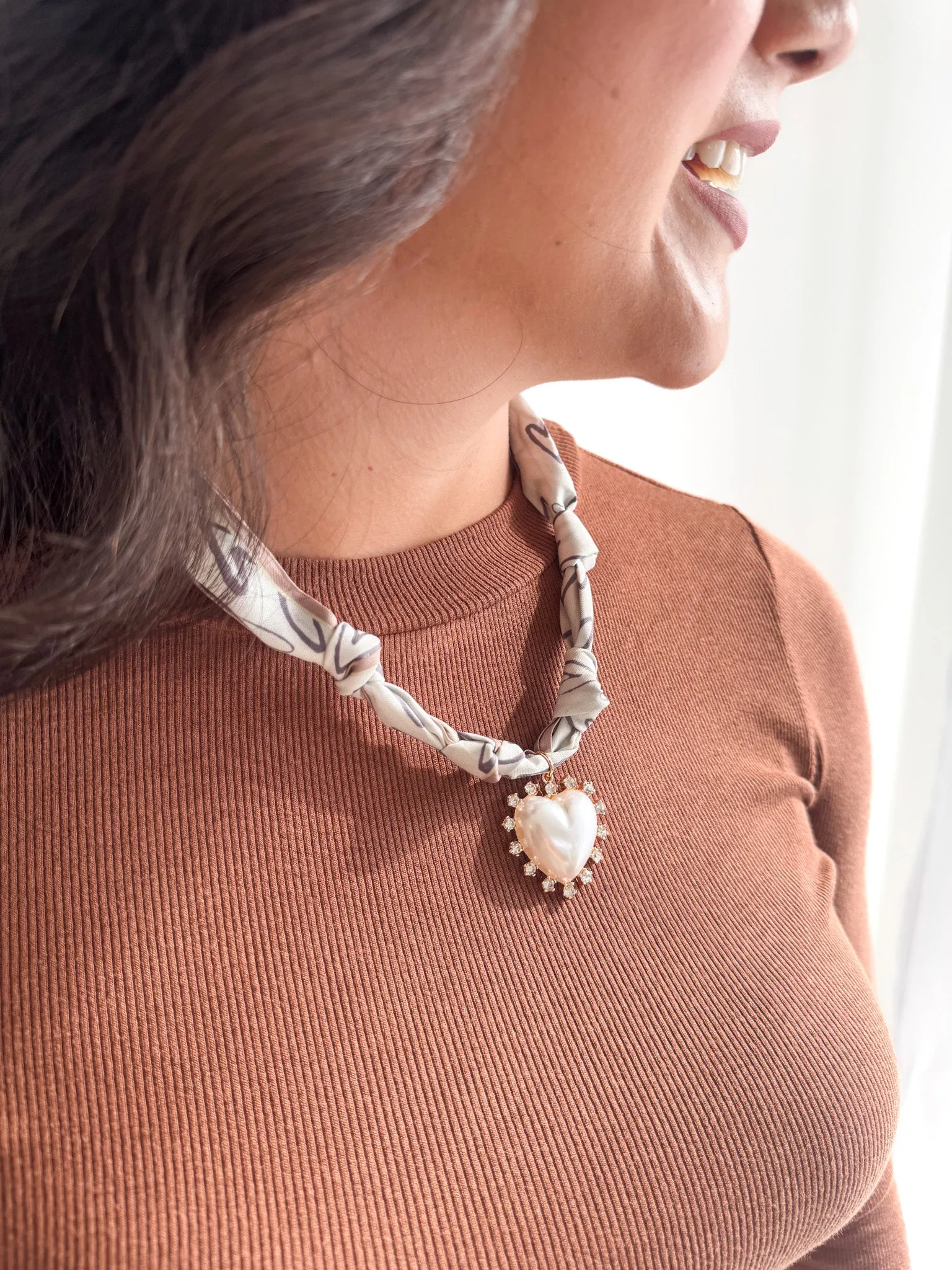 Ronan Crewneck Long-sleeve Top Tropical region Piped