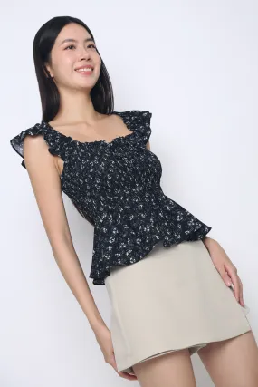 Versatile Layering Rosa 2-Way Corset Top Black (Restock)