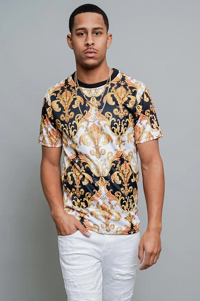 casual top Comfortable Collar Royal Lux T-Shirt