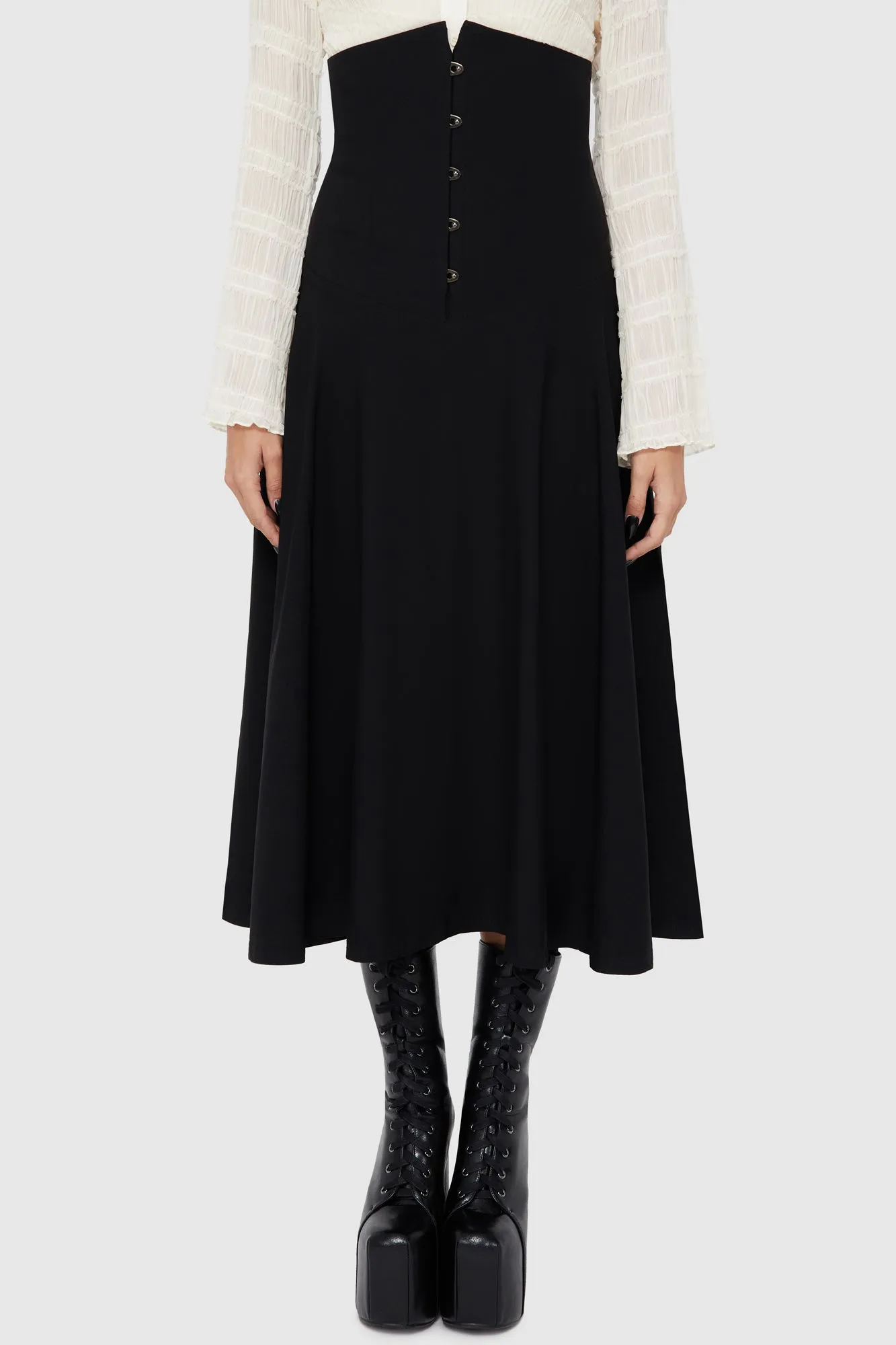 Heritage Inspired Sable Hex Skirt