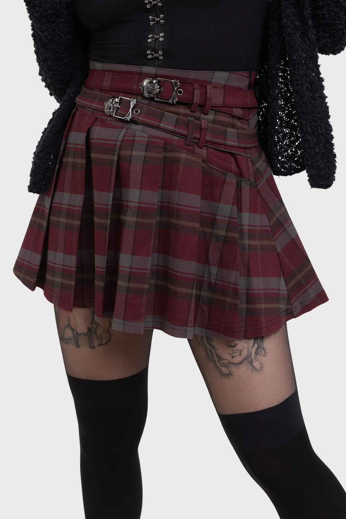 Crisscross Back Sable Riot Skirt