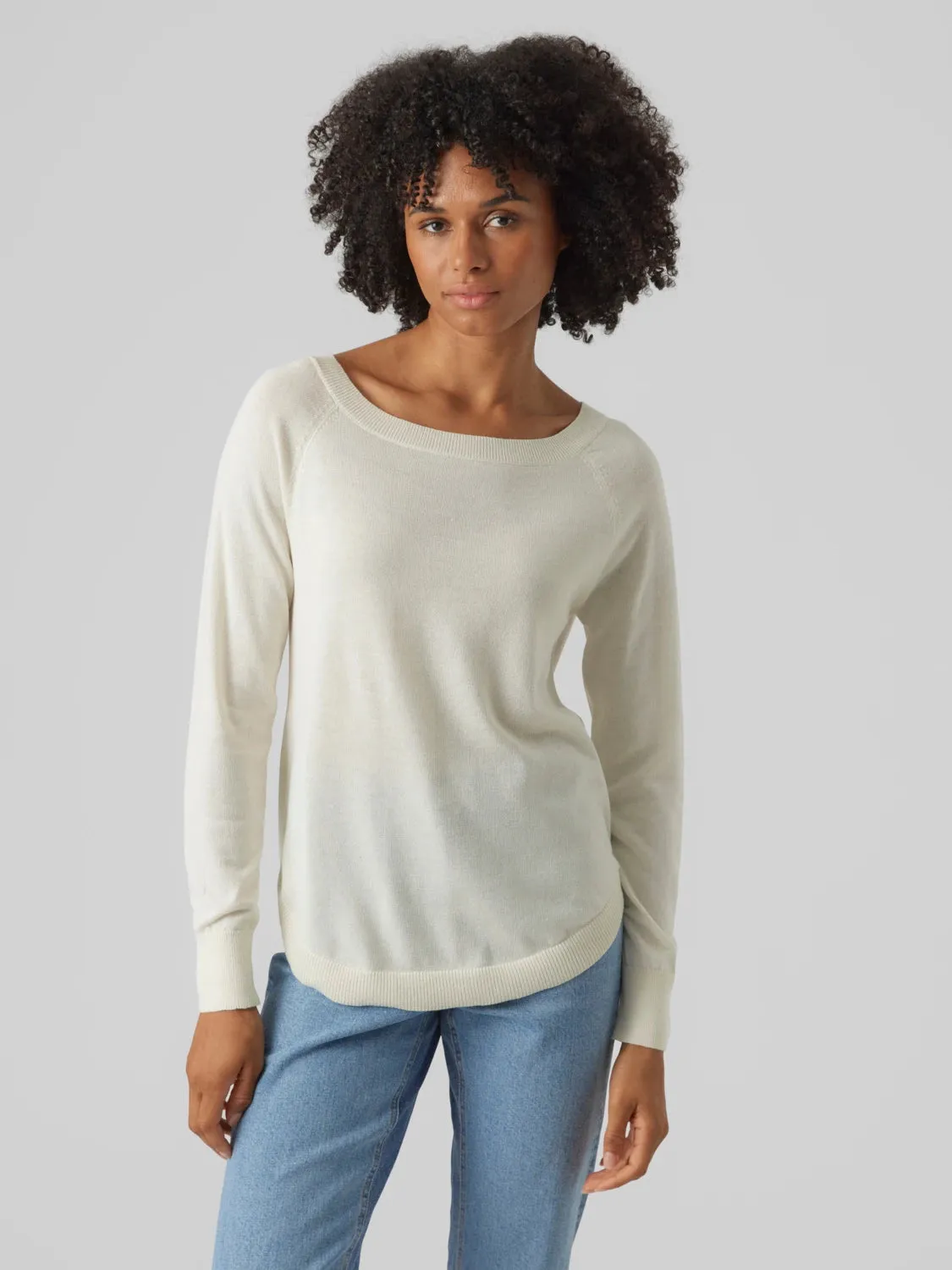 Lightweight Layer Safir Boatneck Pullover