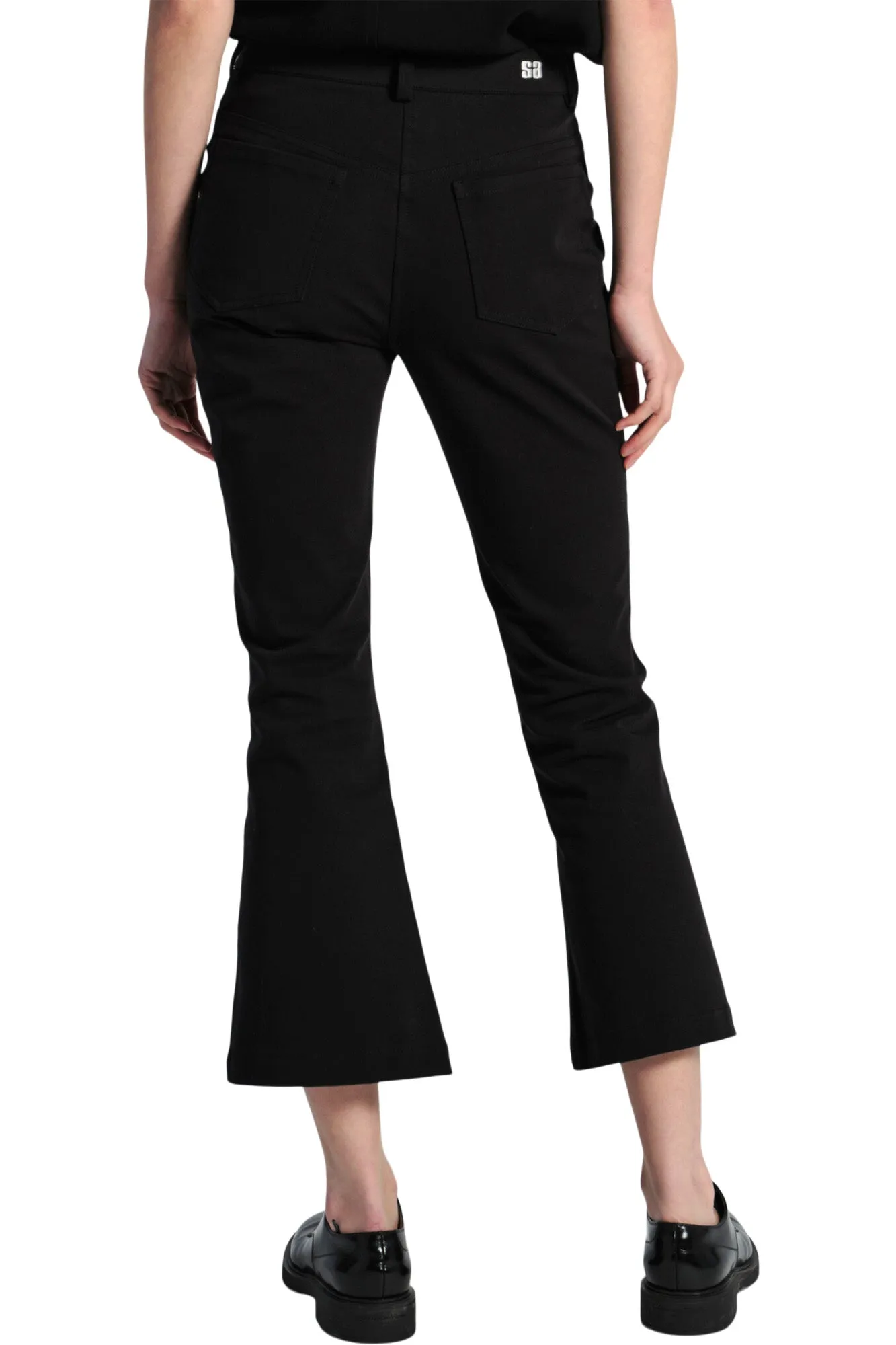 Flexible Motion elastic waistband Saint Art Preston Pants in Black
