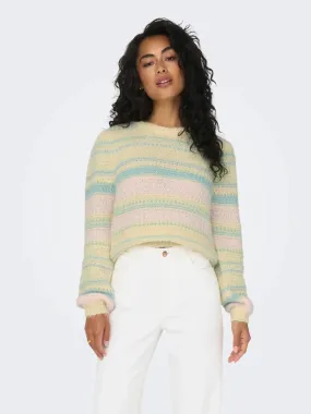 Layered Look Sandra Life Striped Sweater