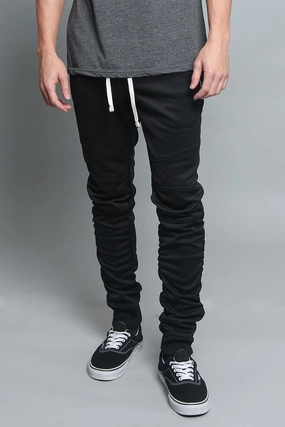 All Day Wear Quick Dry Technology Scrunched Skinny Fit Track Pants