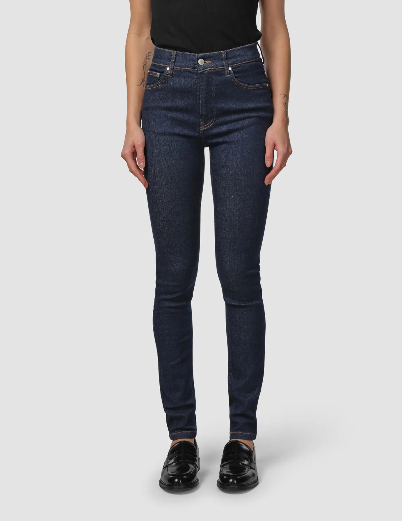 Sculpt Jeans Slim Dark Blue wrinkle free