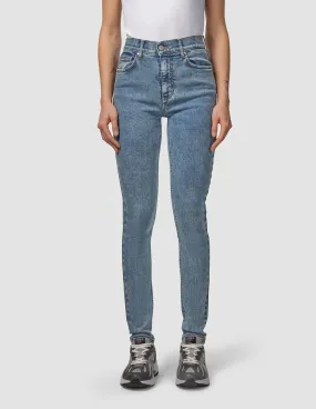 Stylish Comfort Slim Fit Design Sculpt Jeans Slim Snow Blue Wash