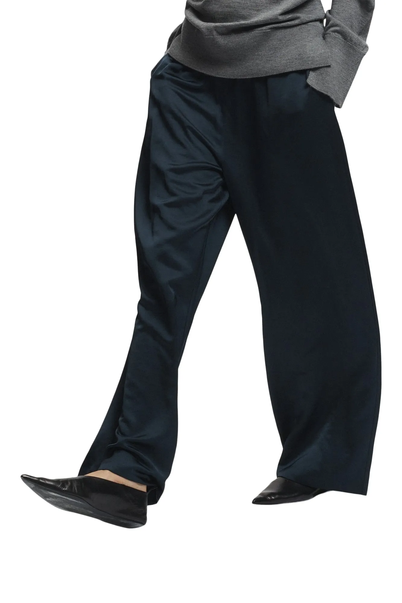 Saint Art Paige Pull on Pants in Navy Comfy Shape Flattering Fit Wear