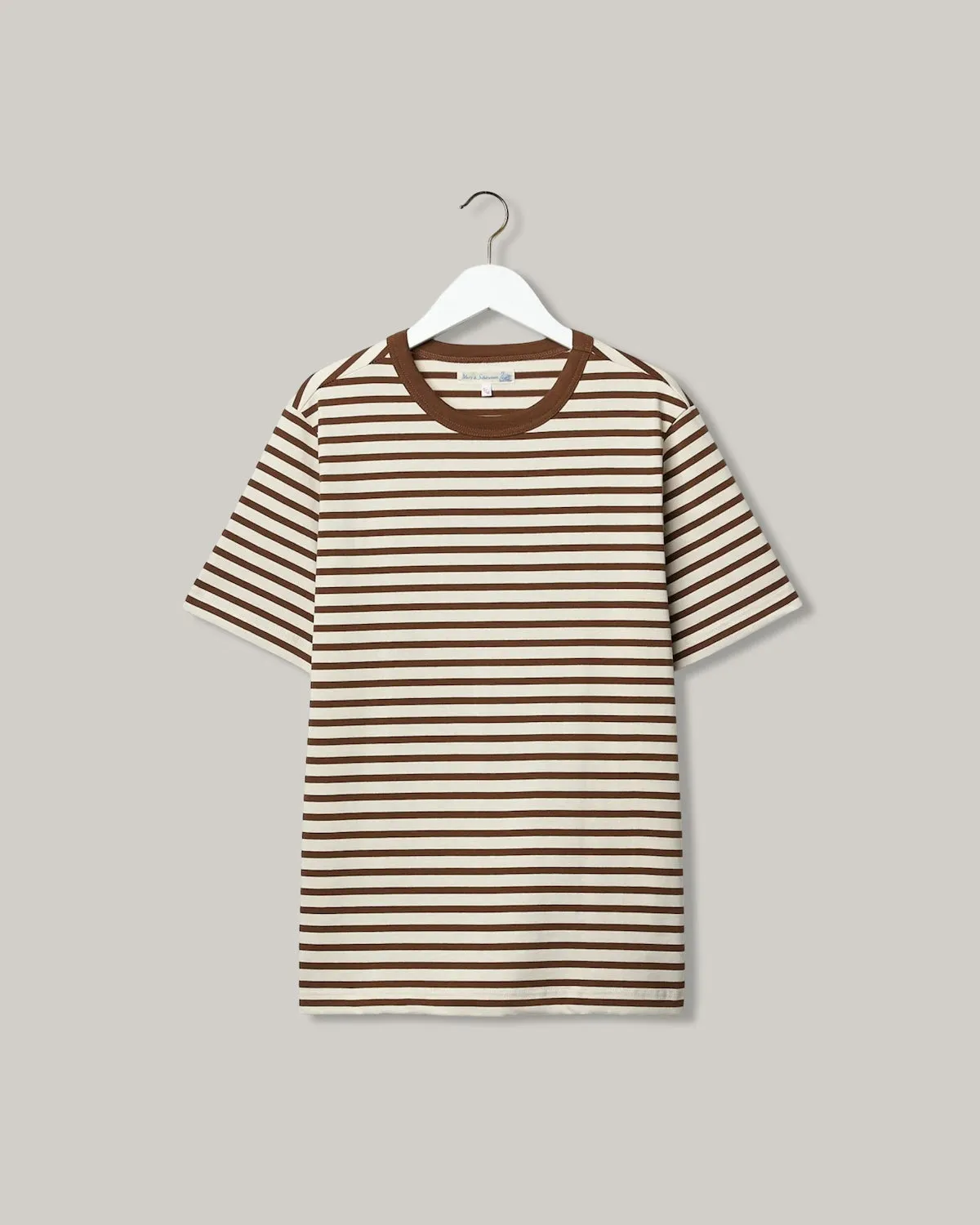 SeamlessConstruction homecoming MERZ B SCHWANEN CLASSIC T-SHIRT 2M14 - NUT/ NATURE