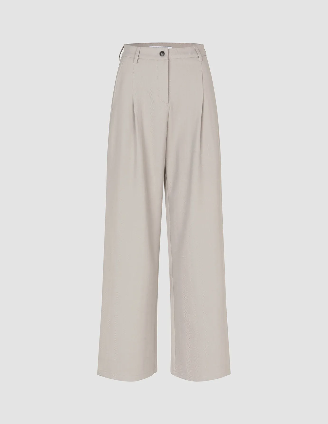 Water Repellent Coating Serene Pants Wide Greige