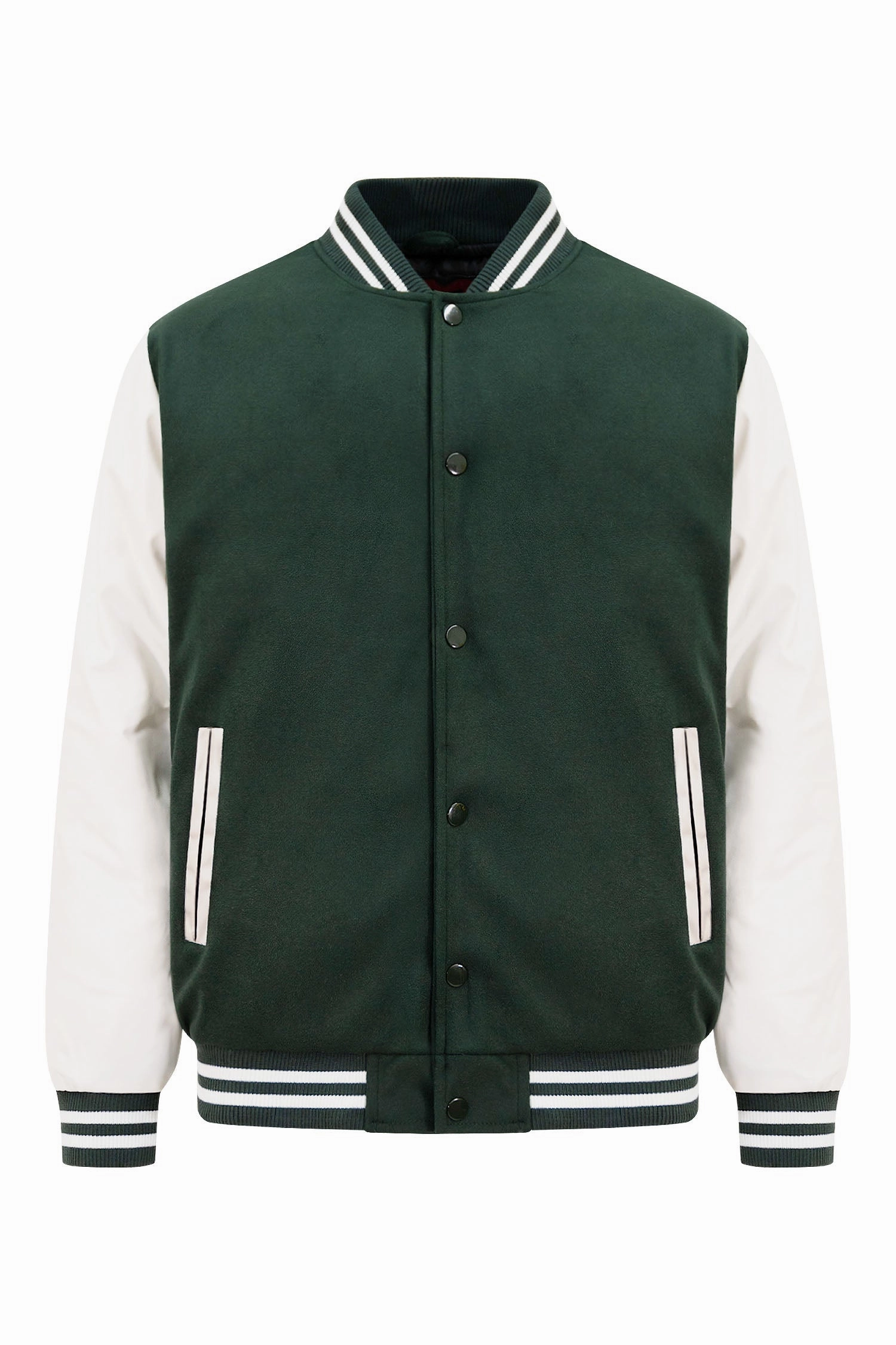 Men's Essential Letterman Varsity Jacket (New colorway) Relaxed Daily Style Quick Release Fasteners