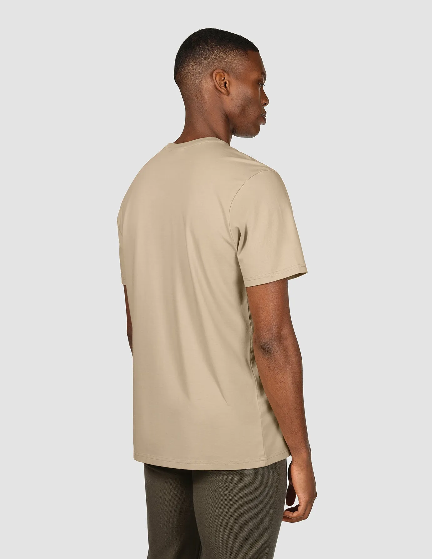 Simple Yet Cozy Supima Autograph T-shirt Sahara