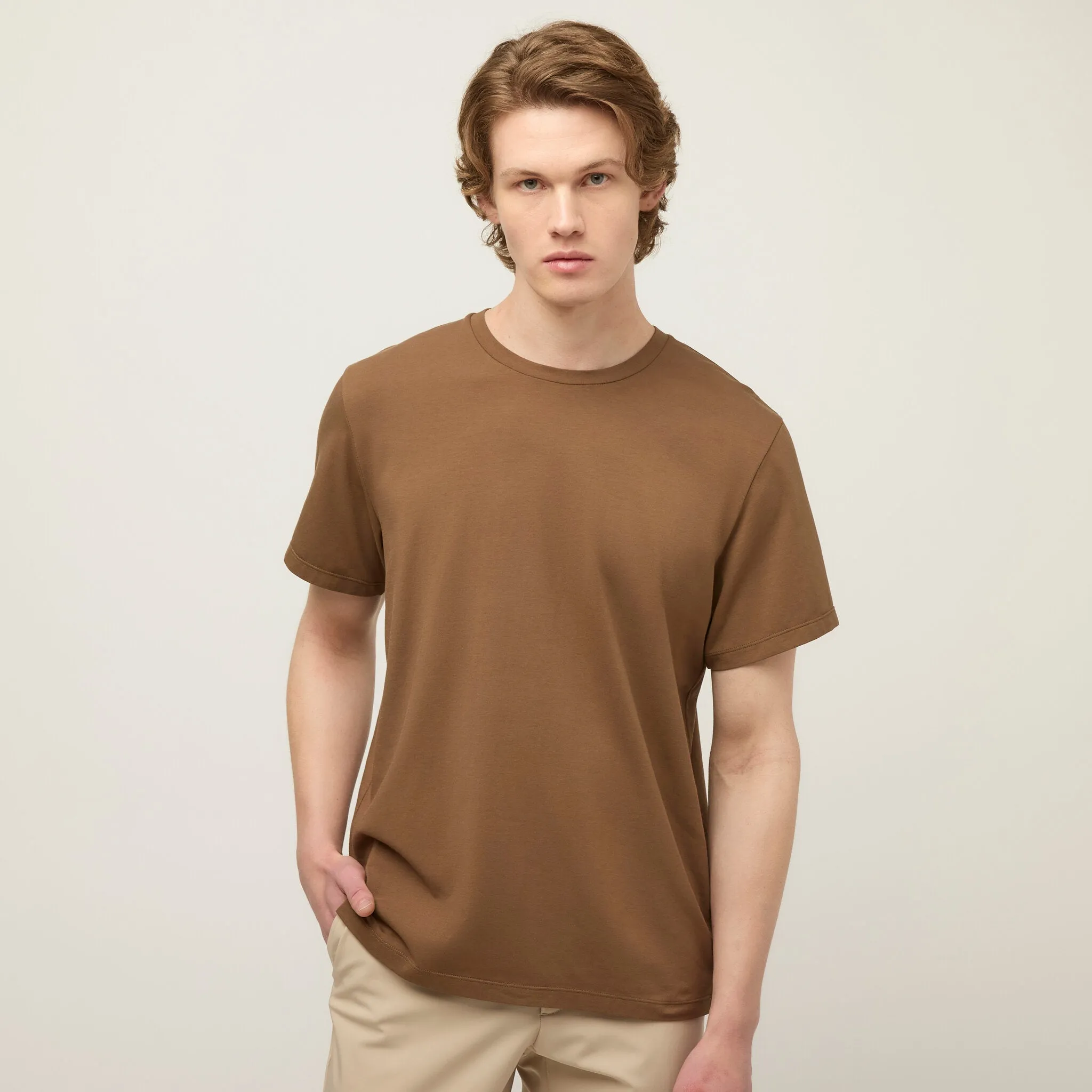 Short Sleeve Organic Cotton T-Shirt Sporty Design