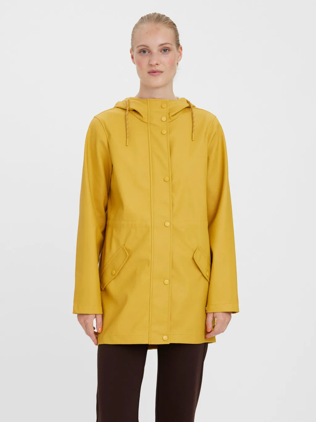 Malou Rain Jacket Non Irritating Collar Chill Day Layer