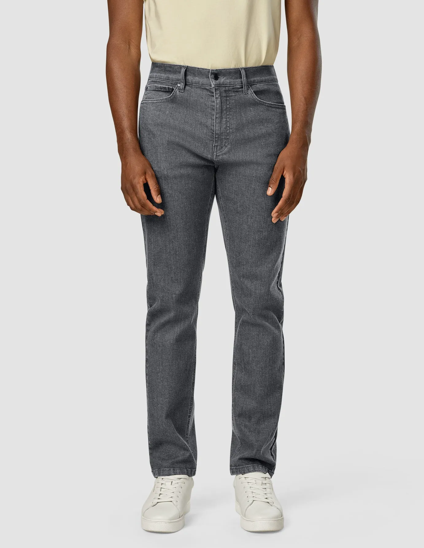 Work Friendly Classic Jeans Slim Dark Grey