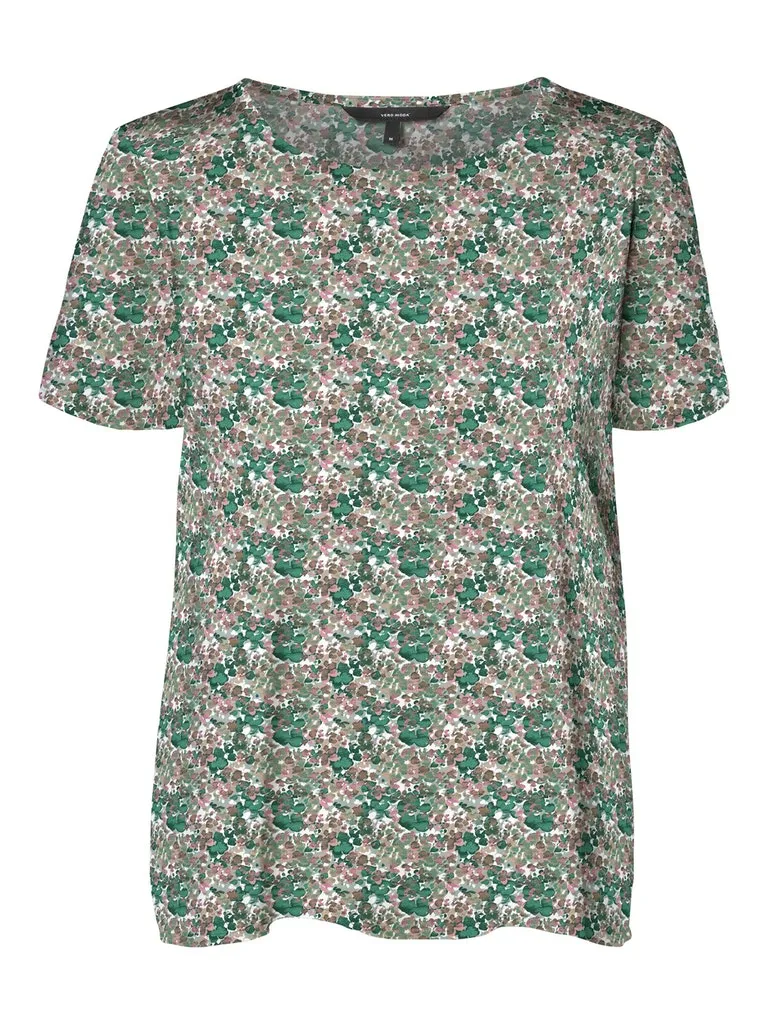 Layered Collar System Simply Easy Short Sleeve Top