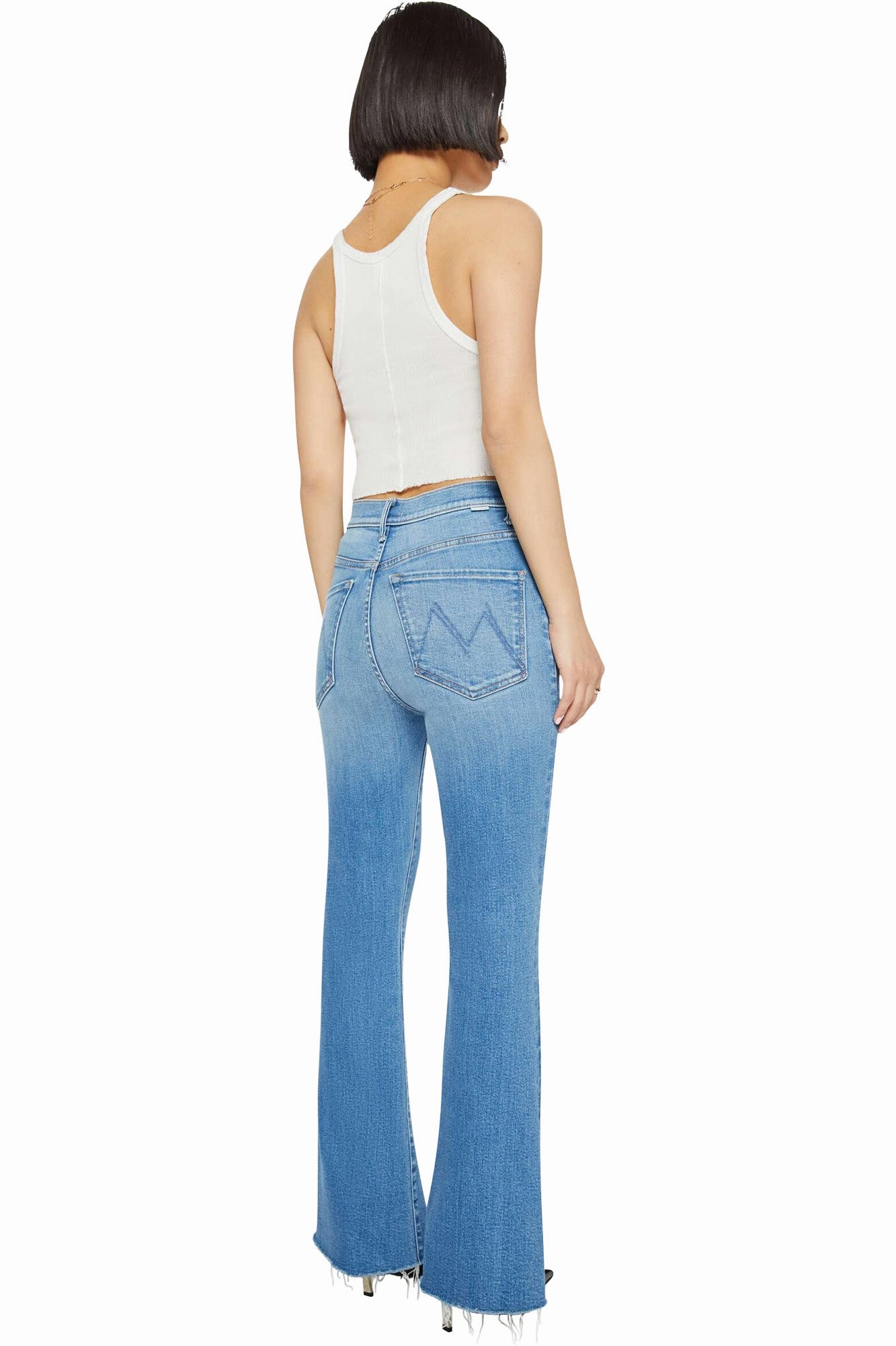 MOTHER Denim Lil Weekender Fray in Read Between the Lines Youth Style Student Outfit