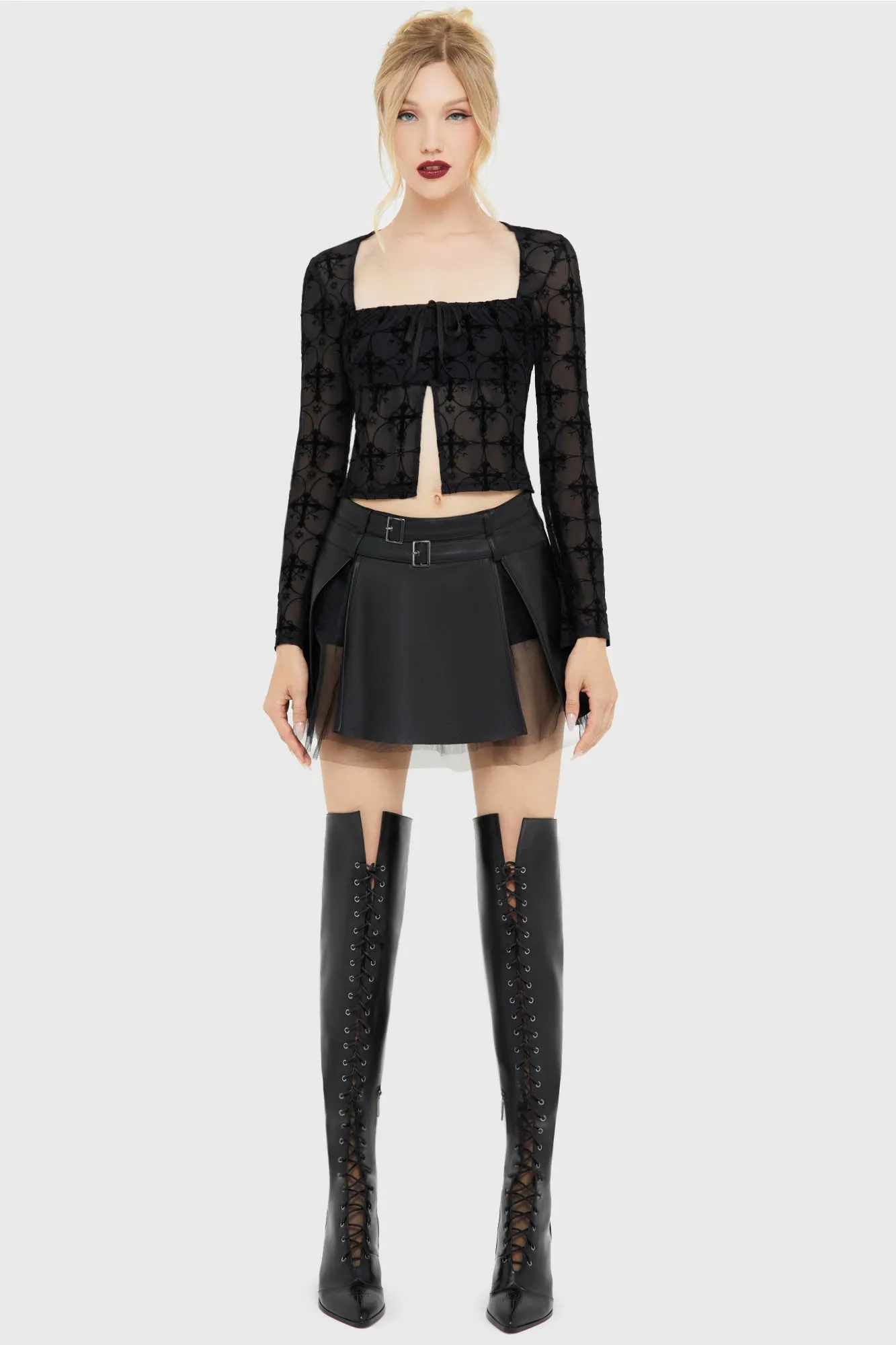 Death's Darling Skirt Everyday Line Hypoallergenic fabric