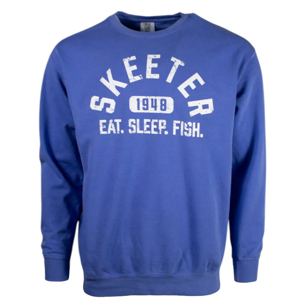 Skeeter Flo Blue Comfort Colors Crewneck Blanket