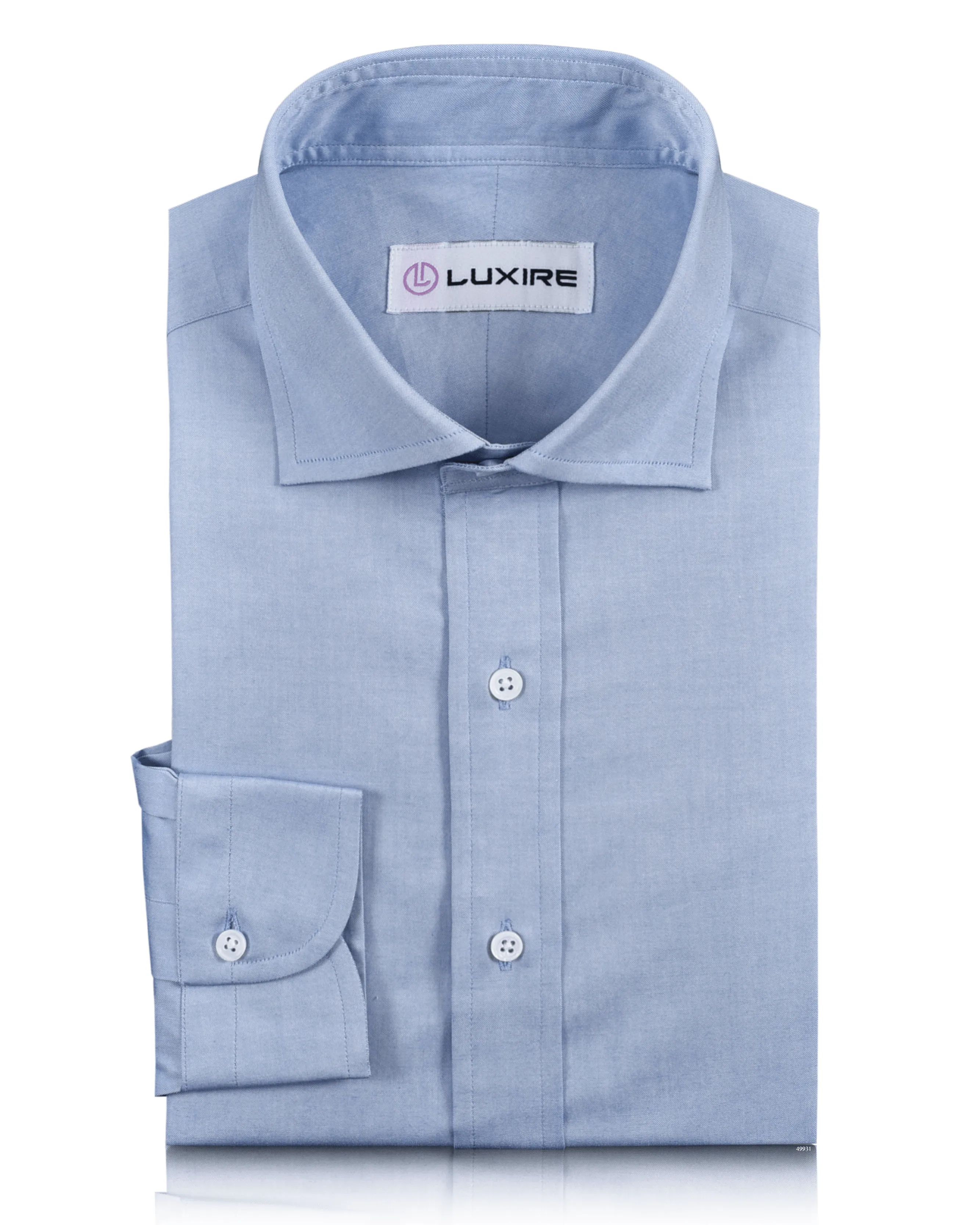 Sky Blue Pinpoint Oxford Shirt All-Weather Ready Trendsetting