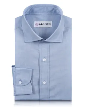 Sky Blue Pinpoint Oxford Shirt All-Weather Ready Trendsetting