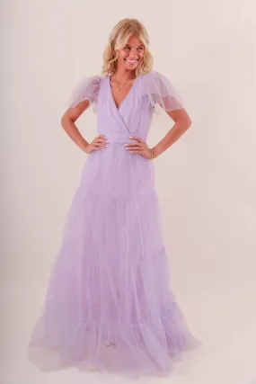 Magic We Made Tulle Maxi Dress Gentle Texture