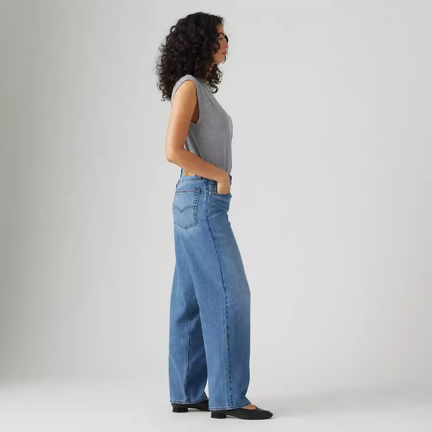 Levi's Baggy Dad Heavy Check Non Irritating Inner Lining Casual Friday Durable Athlete Fit