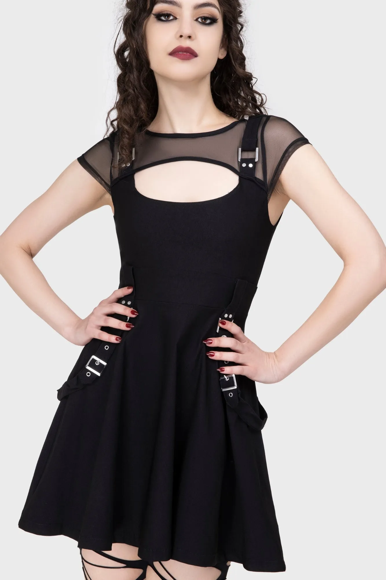 Kounter Kulture Skater Dress Chic Ensemble Effortless Fit Design