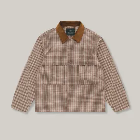 KINCKERBOCKER MOTT COTTON & NYLON JACKET - TAN PLAID Light Reflective