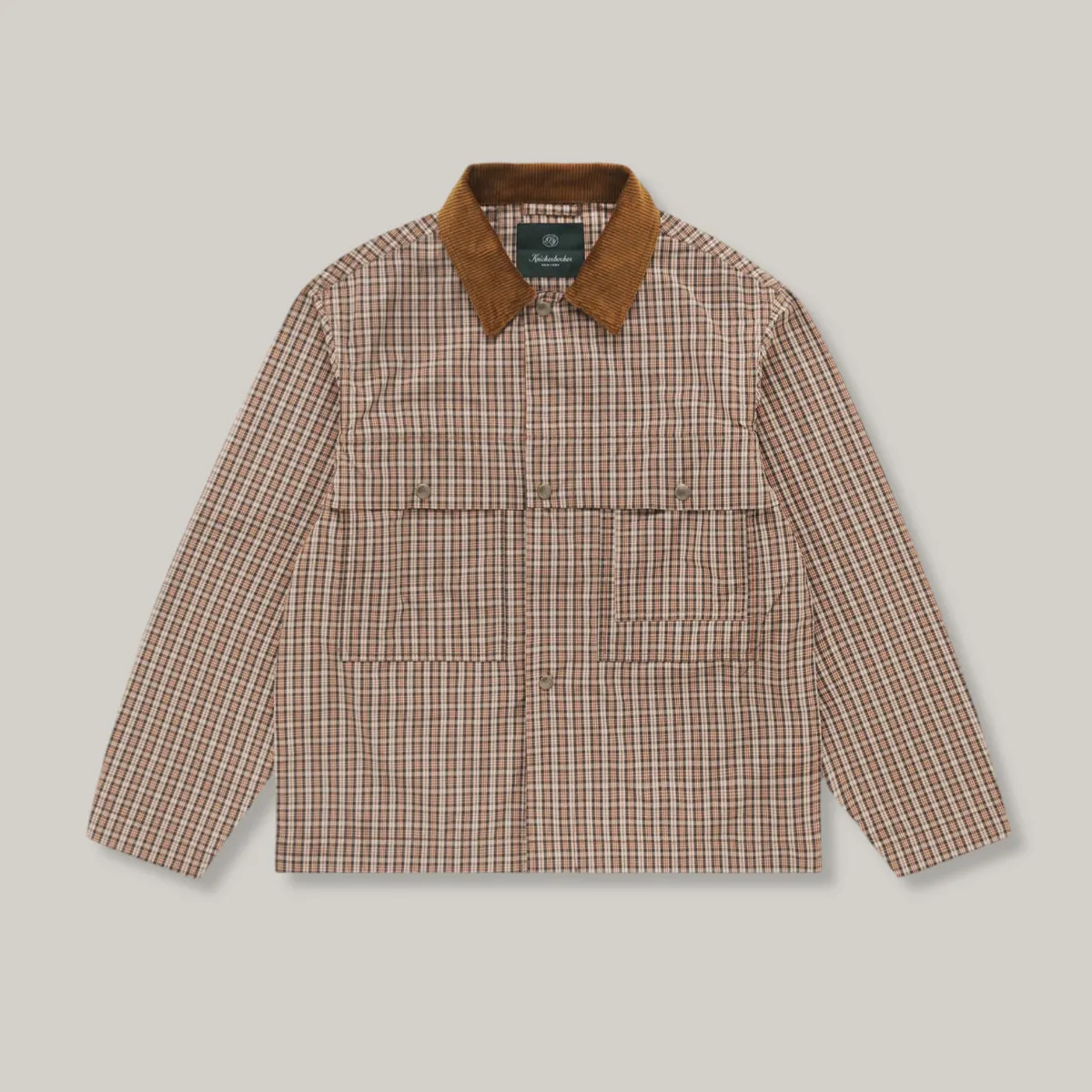 Aramid Fiber Reinforcement KINCKERBOCKER MOTT COTTON & NYLON JACKET - TAN PLAID