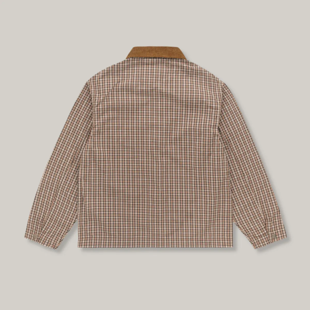 KINCKERBOCKER MOTT COTTON & NYLON JACKET - TAN PLAID Essential Style Odor Control Treatment