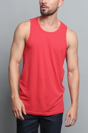 Basic Essential Straight Hem Long Length Tank Top (New Colorways) QuickDrying