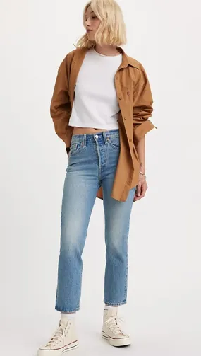 All Time Fit Relaxed Taper Levi's Wedgie Straight - Calling All Blues