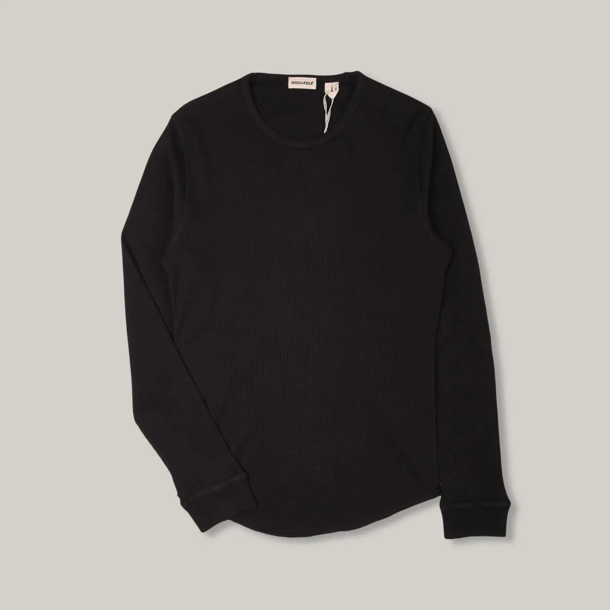 INDIGOFERA CLYDE LONG SLEEVE T-SHIRT - BLACK BreathableFabric