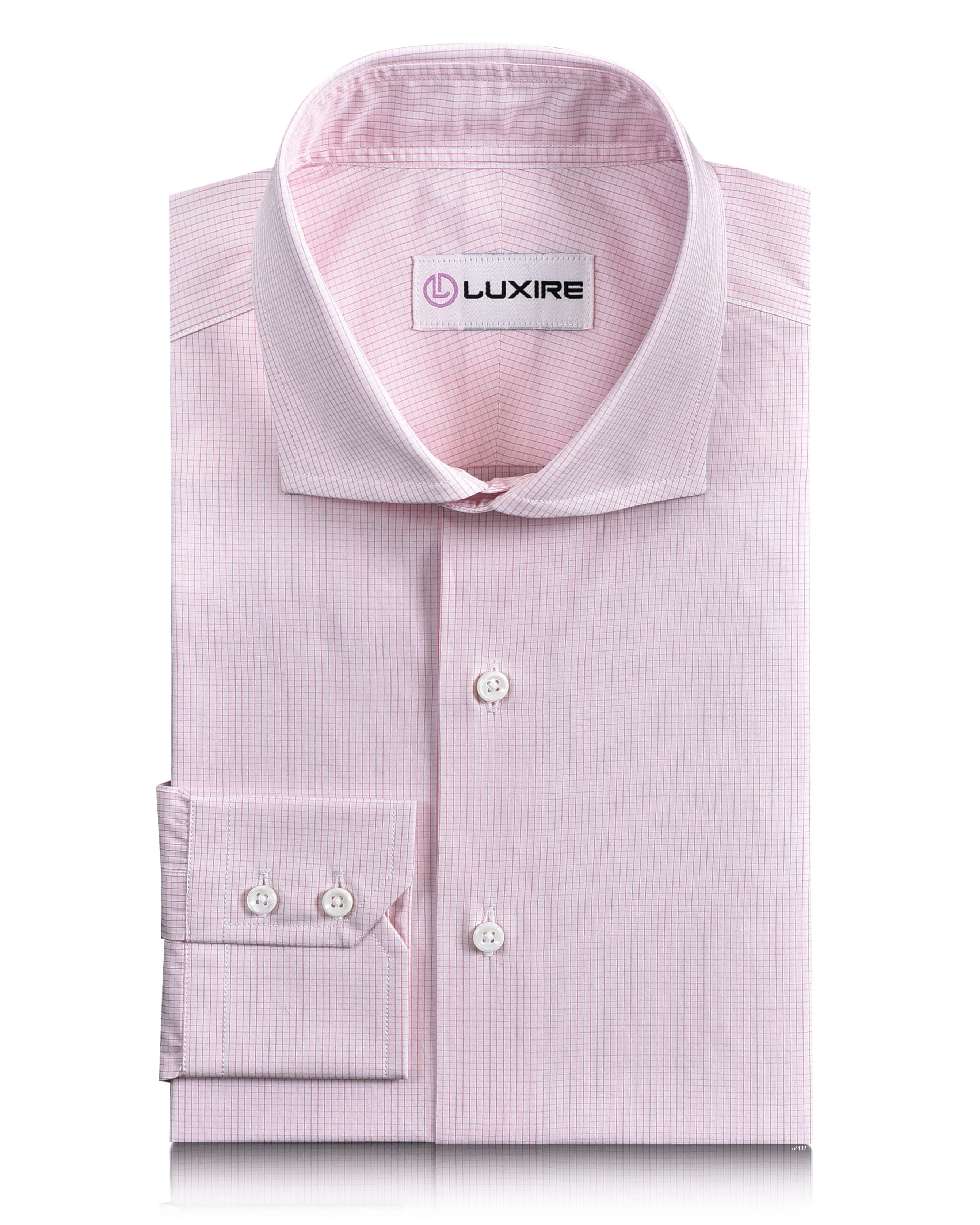 Round Collar Subtle patterns Monti Pale Pink Mini Graph Checks Ice