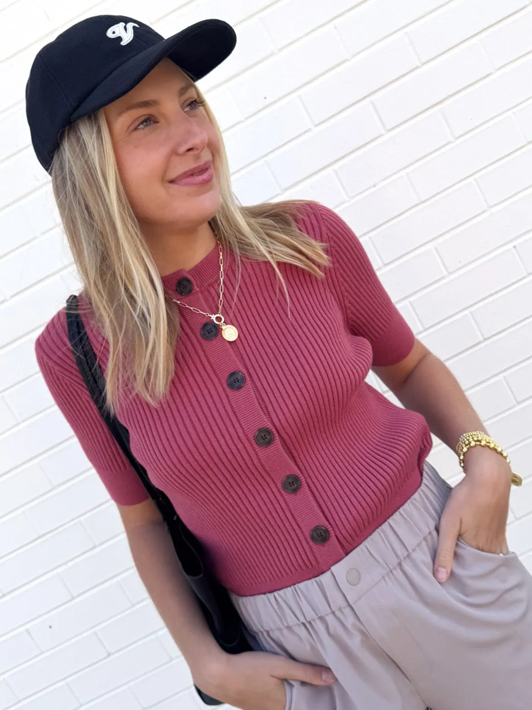 Essential Warmth Chilly Wardrobe Micha Short Sleeve Cardigan