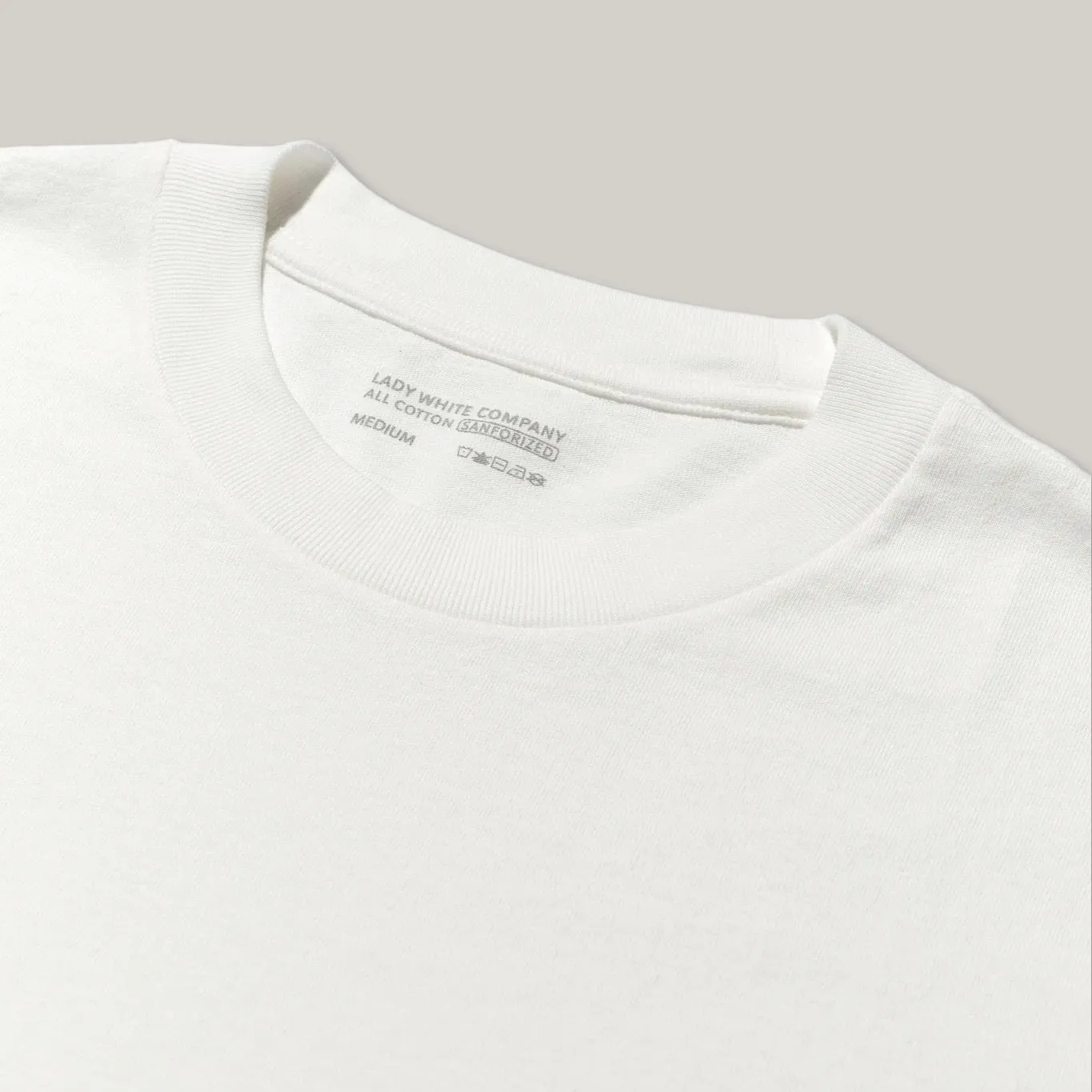 LADY WHITE CO. MUNICIPAL TEE - WHITE Layered Wear V neck