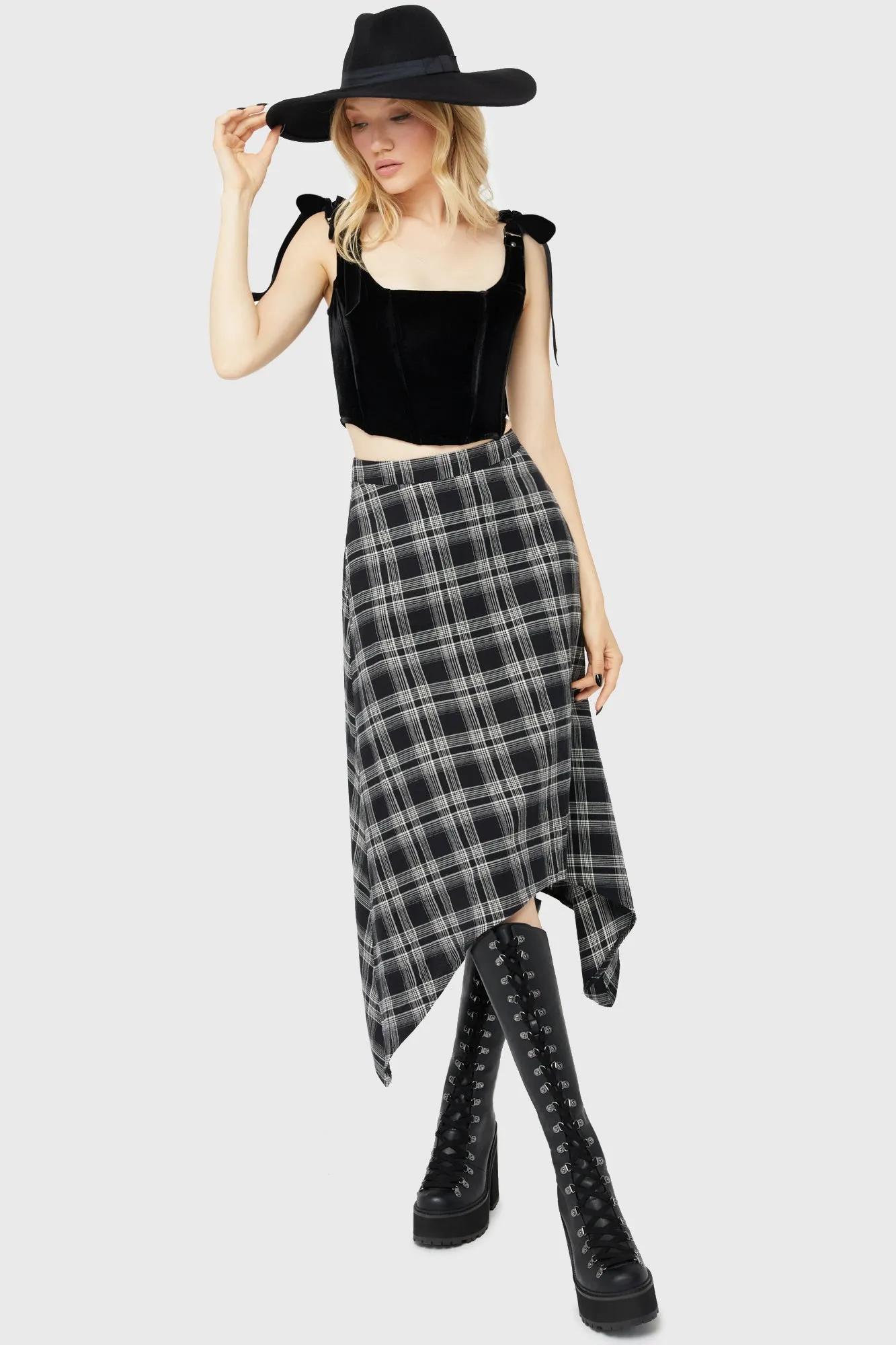 Elastic hemline Cursed Meadows Skirt
