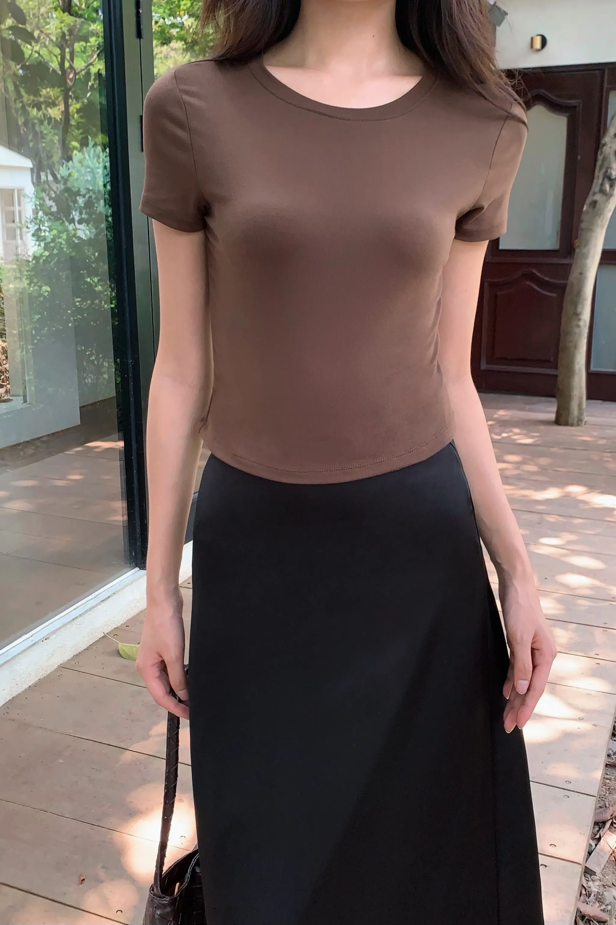 UVProtection Softie Baby Tee Mocha