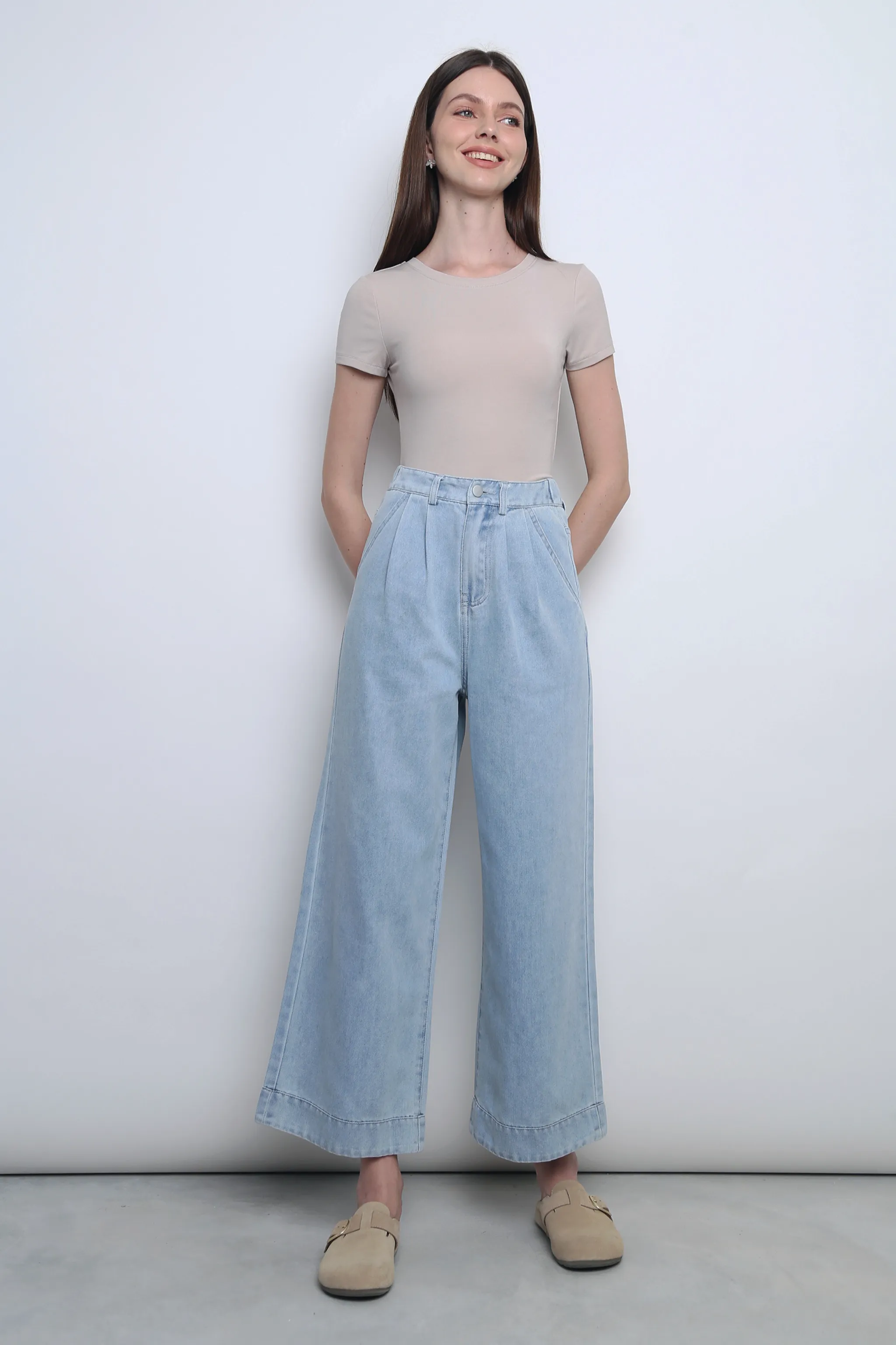 Softie Baby Tee Oat UV protection coating Flatlock Seam Design