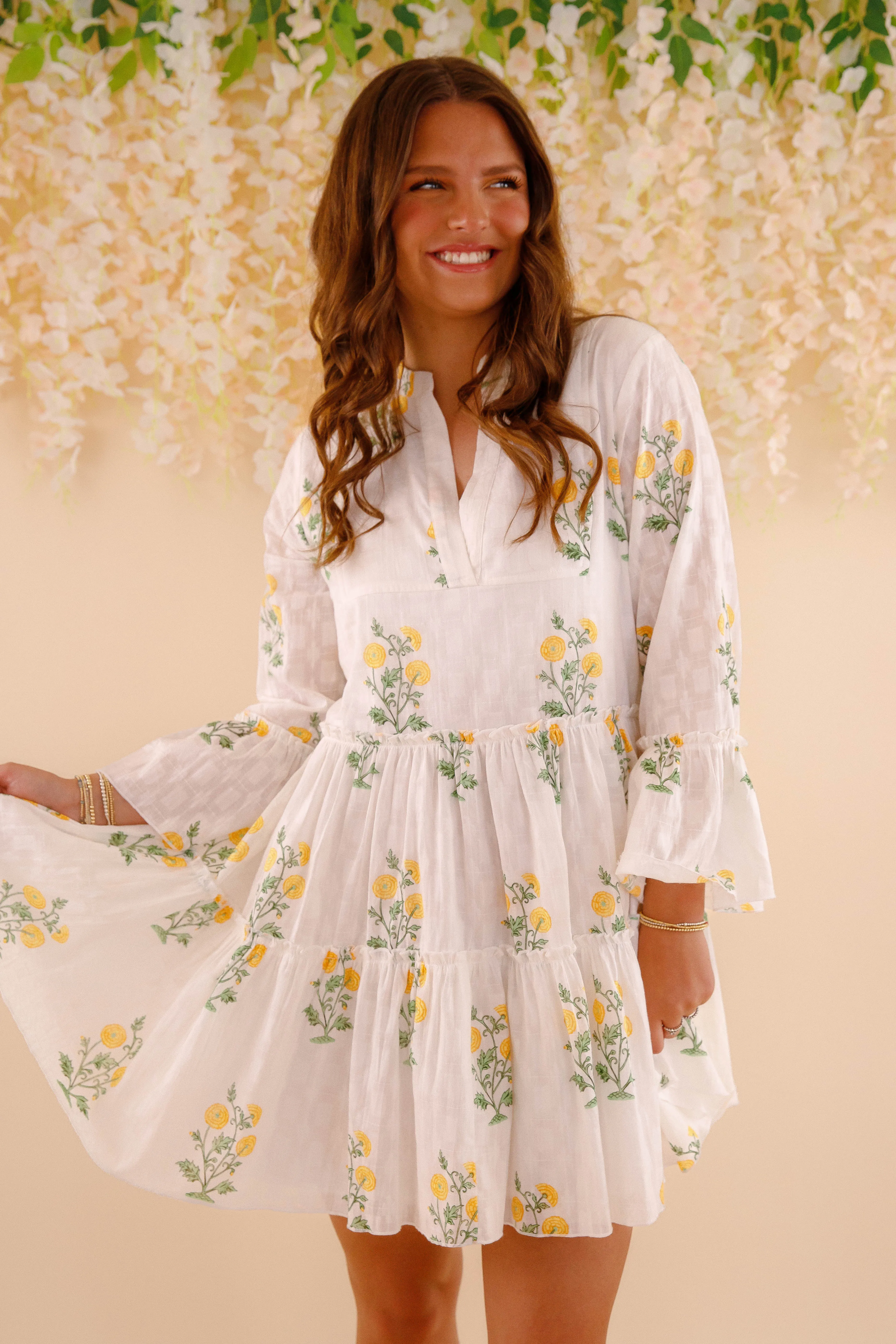 Cozy and Comfortable Warm Palette Speaking My Language Dress